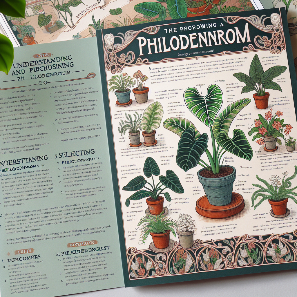 B. Varieties of Philodendron