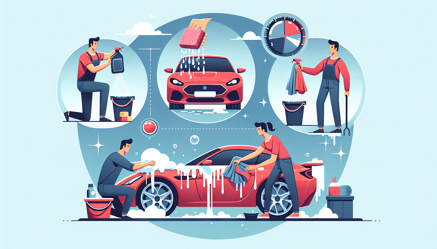 How to wash the car ?