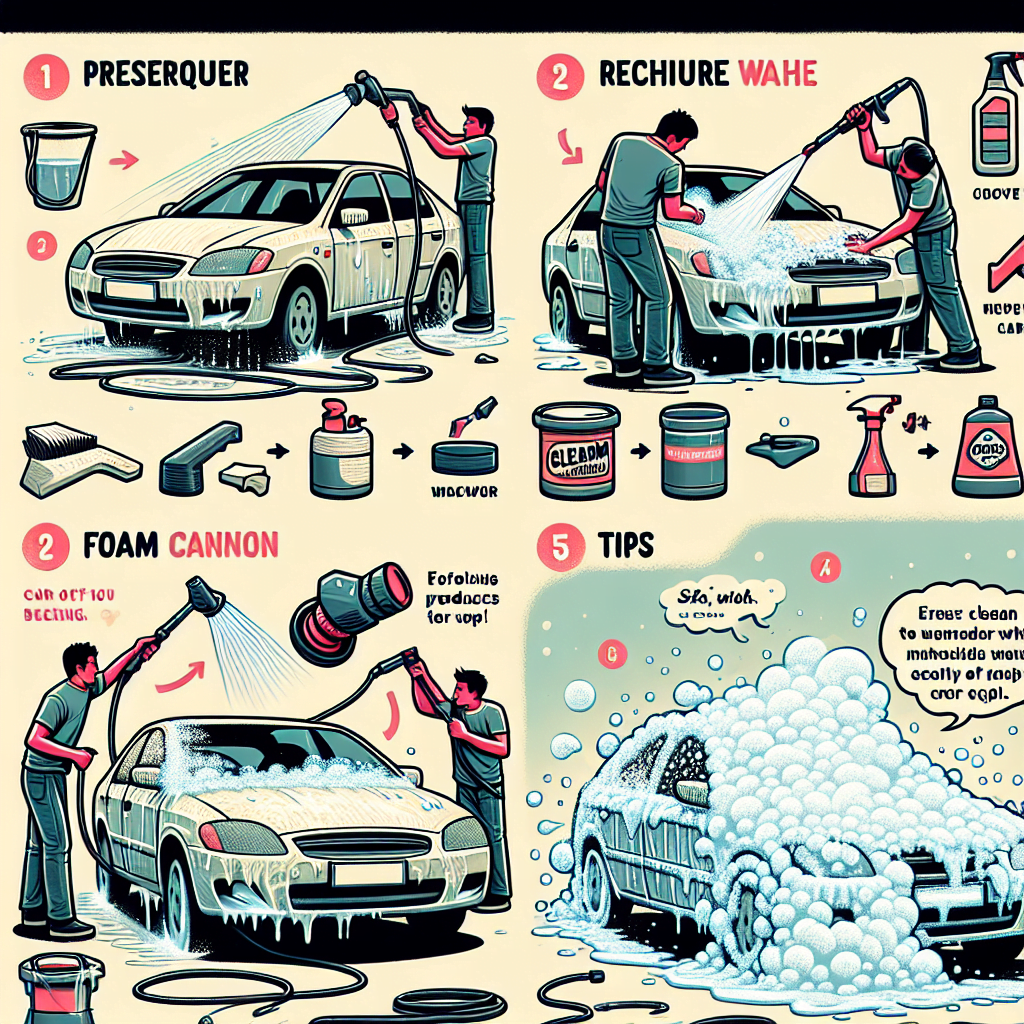 Use of Pressure Washers and Foam Cannons